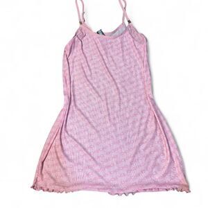 BeBe Y2k Sheer Babydoll Slip Dress